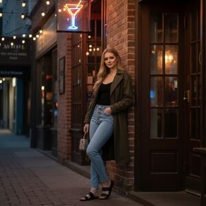 J. Crew 9" Mid-Rise Skinny Jean Signature Stretch Northern Lake - 28 - NWOT